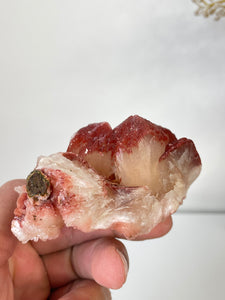 Orange-Red Stilbite Natural Cluster Rare AP633a