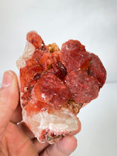 Load image into Gallery viewer, Orange-Red Stilbite Natural Cluster Rare AP633a
