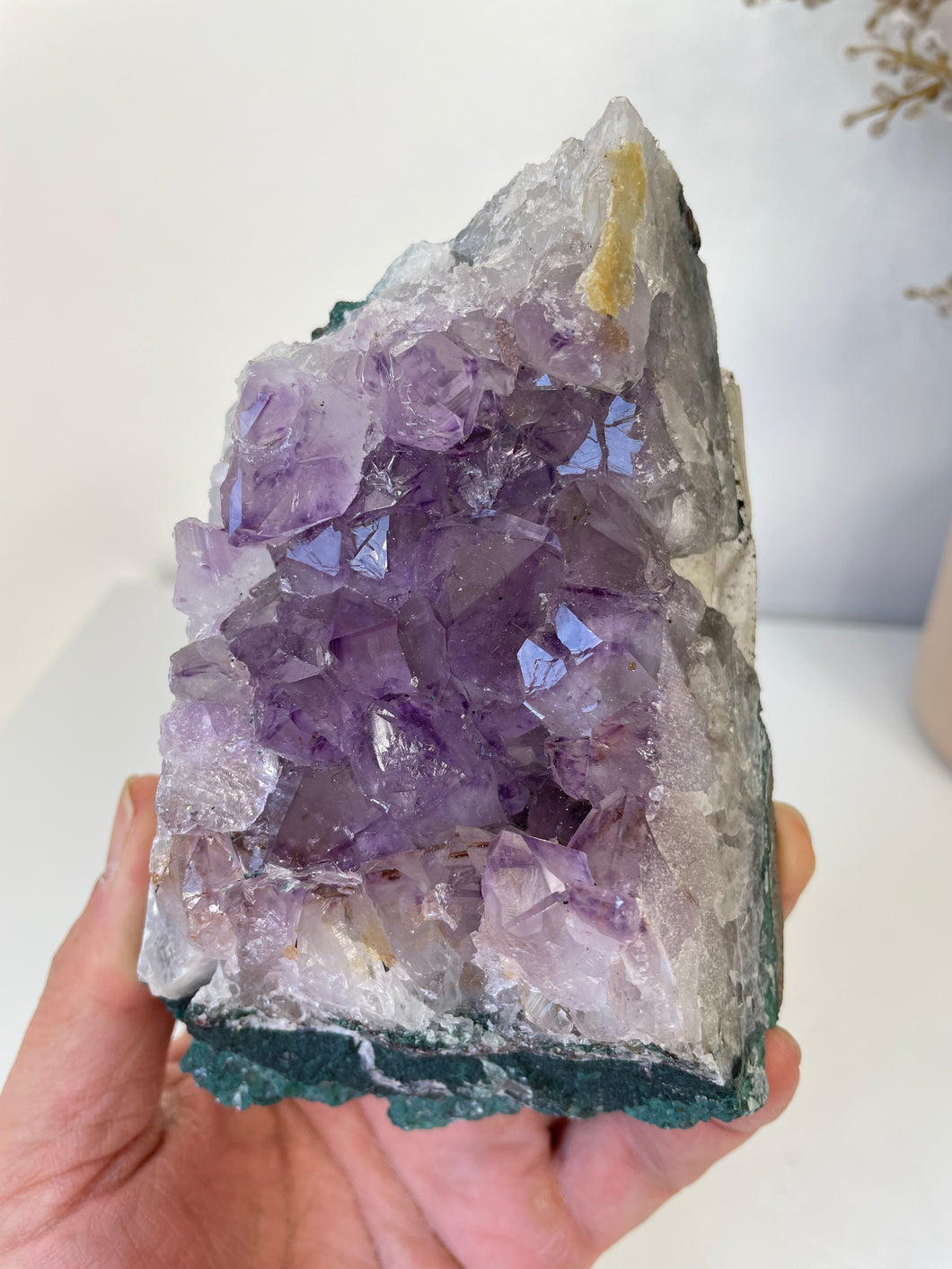 Amethyst Natural Crystal Cluster A390