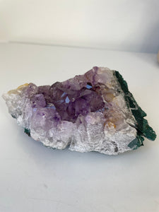 Amethyst Natural Crystal Cluster A390