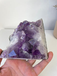 Amethyst Natural Crystal Cluster A391