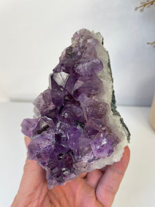 Amethyst Natural Crystal Cluster A392