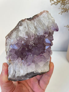 Amethyst Natural Crystal Cluster A393