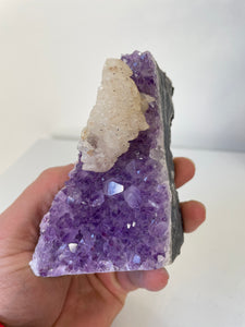 Amethyst Natural Crystal Cluster A394