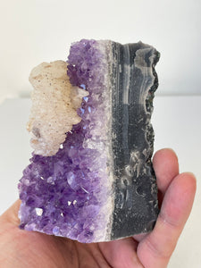 Amethyst Natural Crystal Cluster A394