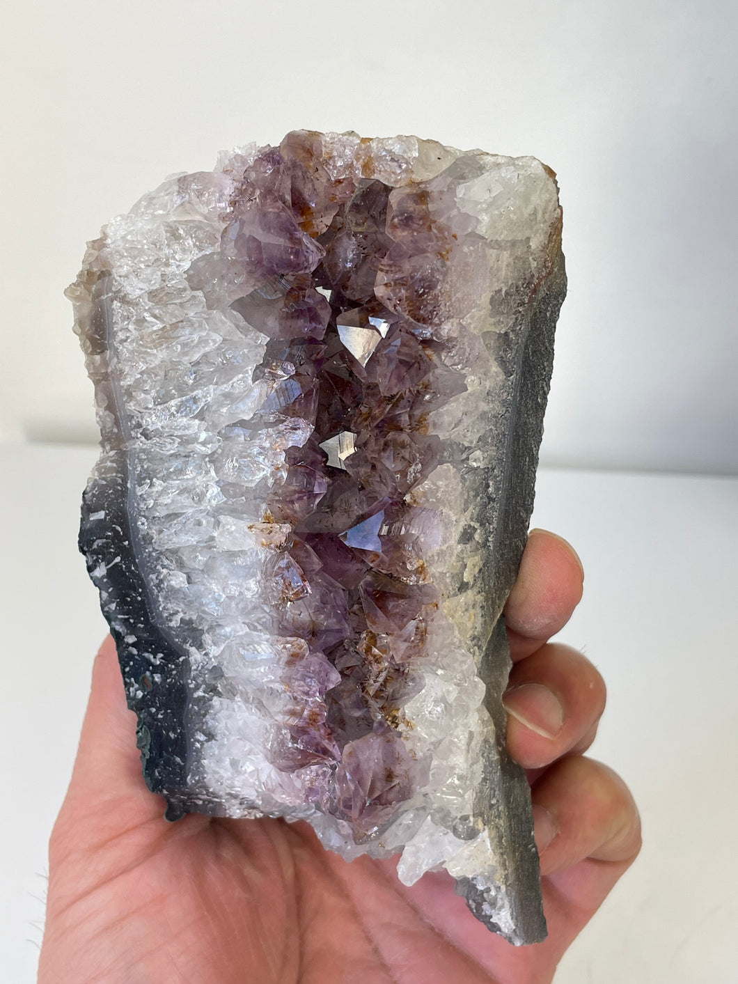 Amethyst Natural Crystal Cluster A395