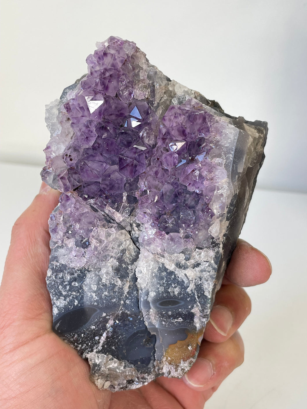 Amethyst Natural Crystal Cluster A396