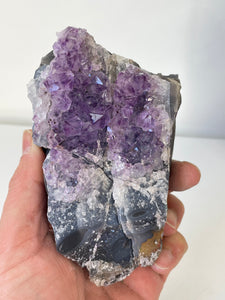 Amethyst Natural Crystal Cluster A396