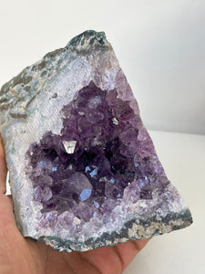 Amethyst Natural Crystal Cluster A398