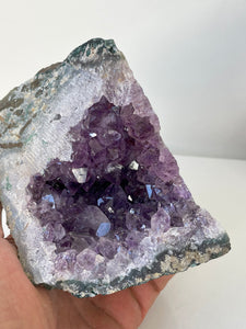 Amethyst Natural Crystal Cluster A398