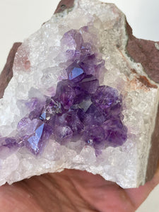 Amethyst Natural Crystal Cluster A403