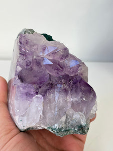 Amethyst Natural Crystal Cluster A404