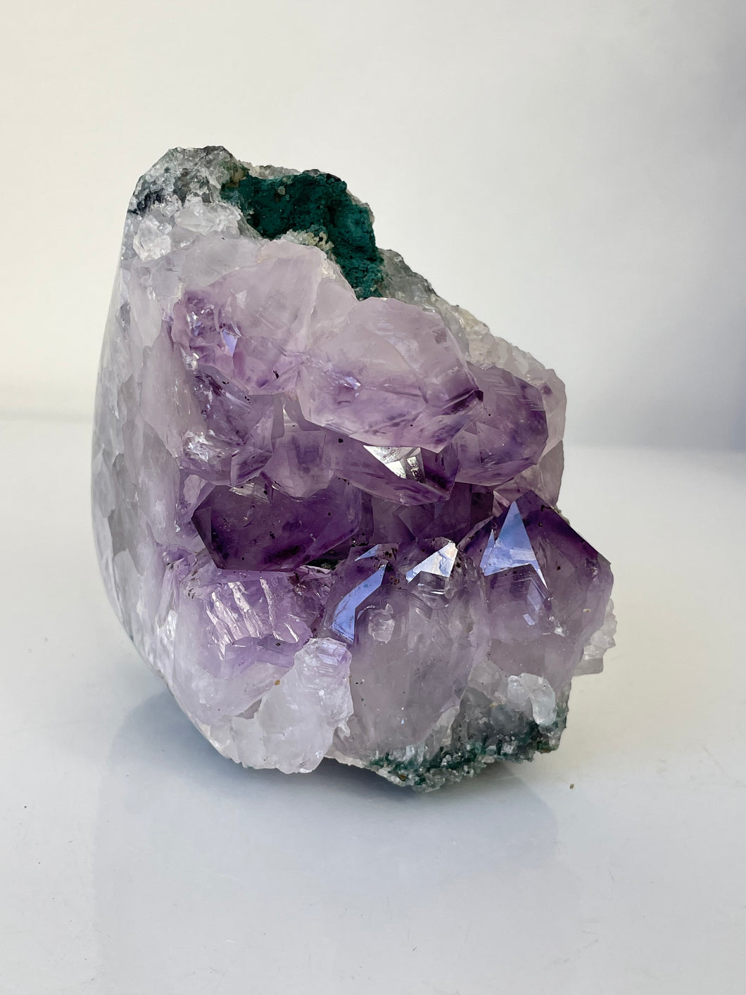 Amethyst Natural Crystal Cluster A404