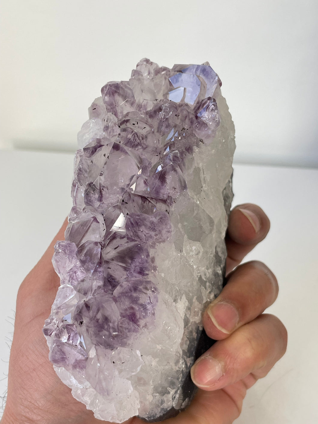 Amethyst Natural Crystal Cluster A407