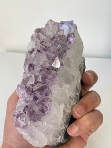 Amethyst Natural Crystal Cluster A407