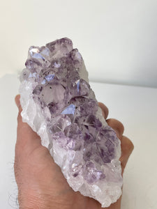 Amethyst Natural Crystal Cluster A407