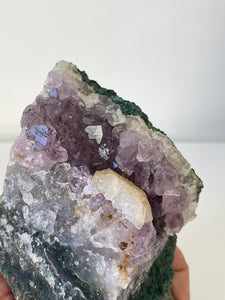 Amethyst Natural Crystal Cluster A408