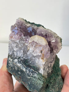 Amethyst Natural Crystal Cluster A408