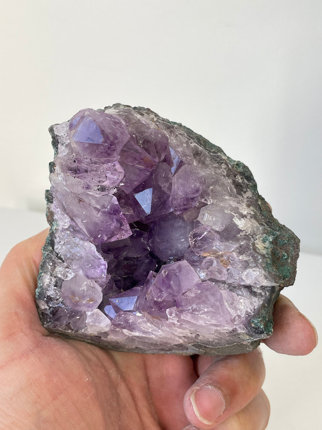 Amethyst Natural Crystal Cluster A409