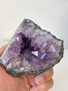 Amethyst Natural Crystal Cluster A409