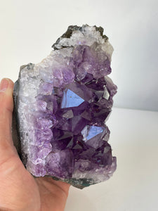 Amethyst Natural Crystal Cluster A410