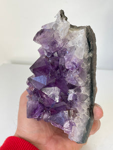 Amethyst Natural Crystal Cluster A410