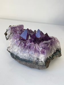 Amethyst Natural Crystal Cluster A410