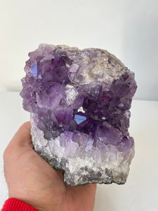 Amethyst Natural Crystal Cluster A412