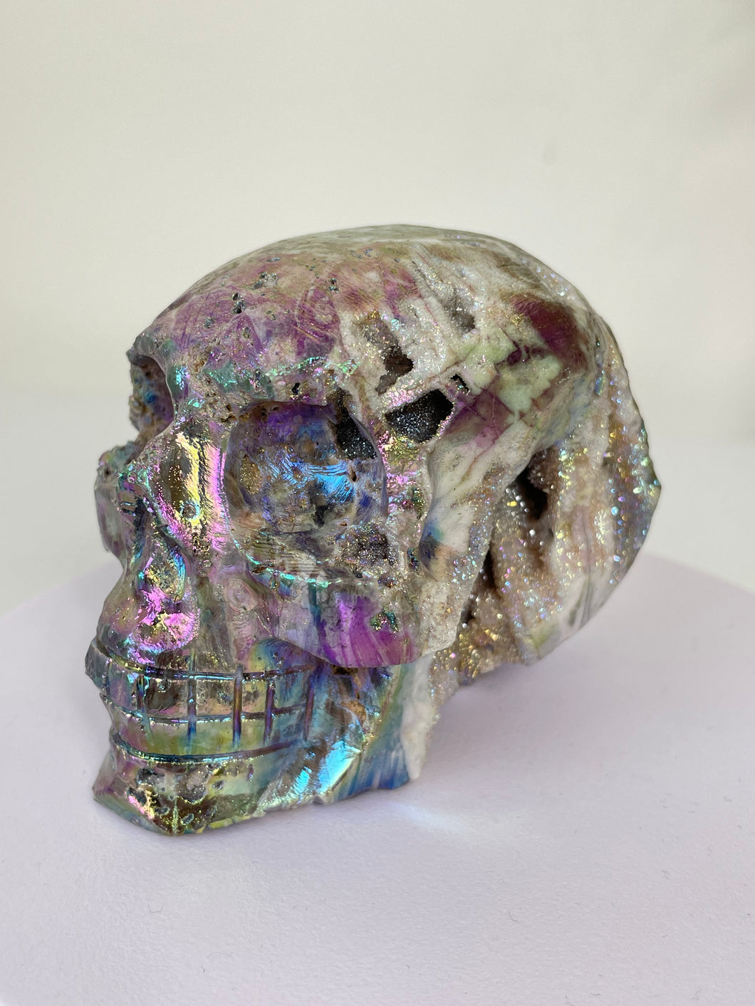 Aura Sphalerite Crystal Skull S061