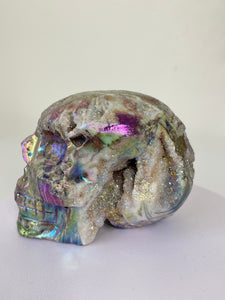 Aura Sphalerite Crystal Skull S061