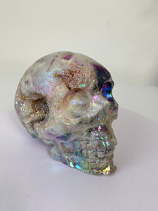 Aura Sphalerite Crystal Skull S063