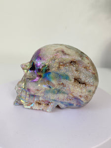 Aura Sphalerite Crystal Skull S063