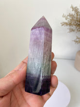 Load image into Gallery viewer, Large Fluorite Crystal Tower T021a
