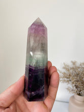 Load image into Gallery viewer, Large Fluorite Crystal Tower T022a
