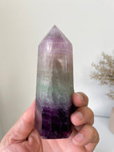 Load image into Gallery viewer, Large Fluorite Crystal Tower T023a
