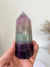 Load image into Gallery viewer, Large Fluorite Crystal Tower T023a
