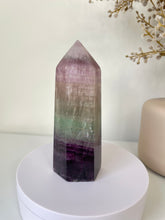 Load image into Gallery viewer, Large Fluorite Crystal Tower T023a
