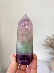 Large Fluorite Crystal Tower T024a