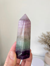 Load image into Gallery viewer, Large Fluorite Crystal Tower T024a
