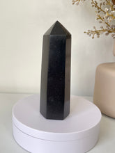 Load image into Gallery viewer, Large Black Tourmaline Crystal Tower T026a
