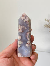 Load image into Gallery viewer, Large Flower Agate Crystal Tower High Grade T040a
