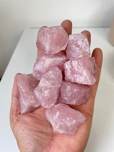 1 x Raw Rose Quartz High Grade (Small) - RQ01