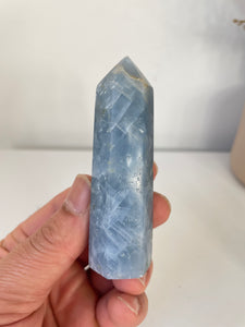 Blue Calcite Tower High Grade T055a