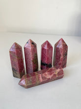 Load image into Gallery viewer, Rhodonite Tower High Grade T054a
