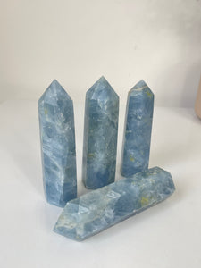 Blue Calcite Tower High Grade T055a