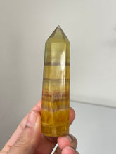 Load image into Gallery viewer, Yellow Fluorite Tower High Grade T086a
