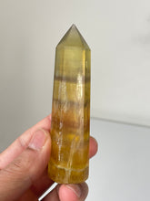 Load image into Gallery viewer, Yellow Fluorite Tower High Grade T086a
