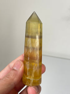 Yellow Fluorite Tower High Grade T086a