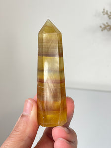 Yellow Fluorite Tower High Grade T088a