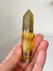 Yellow Fluorite Tower High Grade T089a